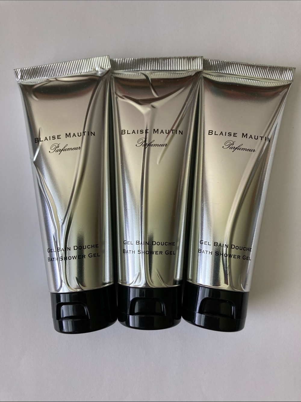 3 Blaise Mautin Park Hyatt Vienna Luxury Hotel Shower Gel Travel 2.7 oz 80ml Lot